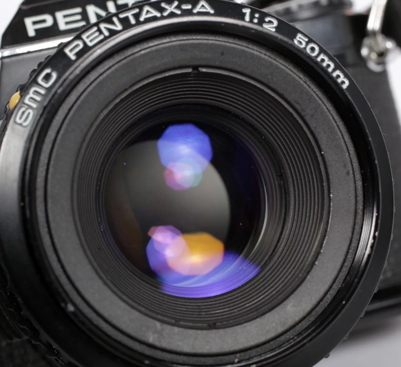 Pentax ME SUPER 35mm SLR Film Camera with 50mm F2 SMC A lens